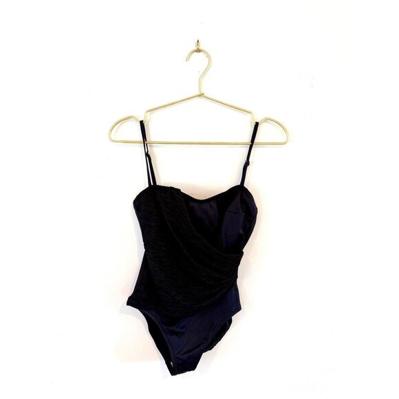 Vintage DeWeese California Black Swimsuit One Piece - Picture 1 of 10